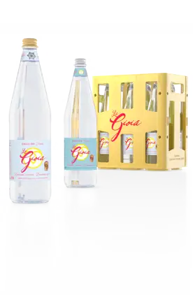 La Gioia Still und Mild in 1L Glasmehrwegflasche und 6er Kasten